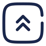 Square Double Alt Arrow Up SVG Icon